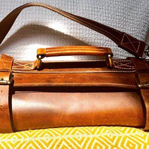 Chef's Knife Roll, Leather Storage Bag, Artist's Supply Carrier, Vero Nord